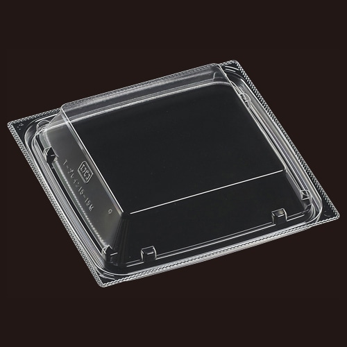 エフピコ 惣菜容器　プレイン　内嵌合蓋 T-プレイン15-15内嵌蓋OPS　M  50枚/袋（ご注文単位24袋）【直送品】