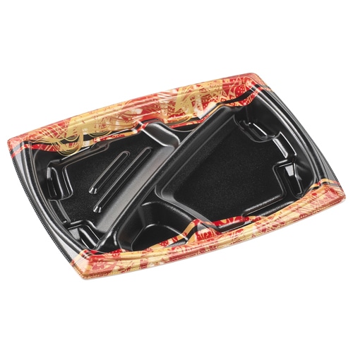 エフピコ 弁当容器 MFPエリッシュ 本体 24-20-1 疾風赤 50枚/袋(ご注文単位8袋)【直送品】