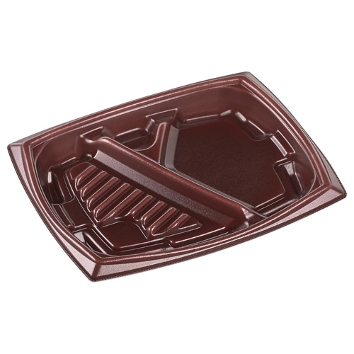 エフピコ 弁当容器 MFPエリッシュ 本体 24-20-2 エンジ 50枚/袋(ご注文単位8袋)【直送品】