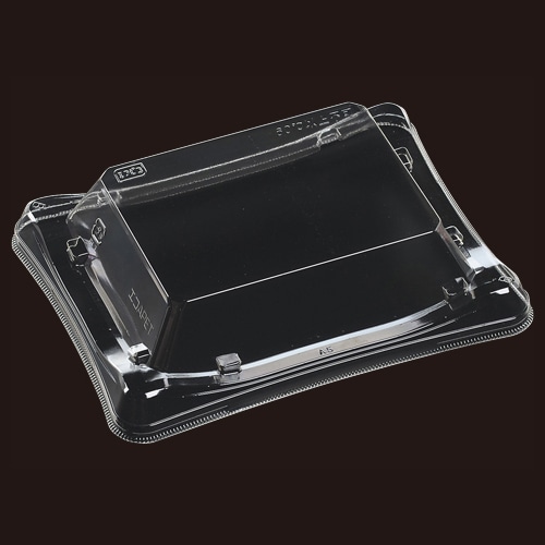 エフピコ 寿司容器　波錦　嵌合蓋 T-波錦2-3　APETエコ  50枚/袋（ご注文単位18袋）【直送品】