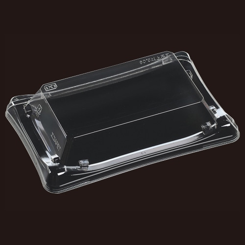 エフピコ 寿司容器　波錦　嵌合蓋 T-波錦2-4　APETエコ  50枚/袋（ご注文単位18袋）【直送品】