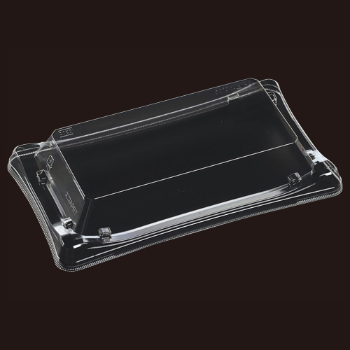 エフピコ 寿司容器　波錦　嵌合蓋 T-波錦2-5　APETエコ  50枚/袋（ご注文単位16袋）【直送品】