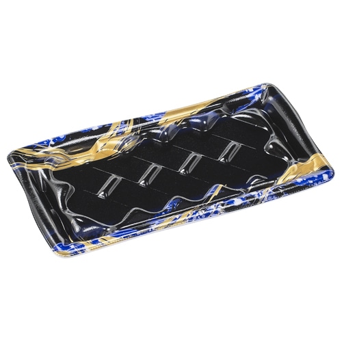 エフピコ 寿司容器　板盛　本体 2-5 うみ風青 50枚/袋（ご注文単位16袋）【直送品】