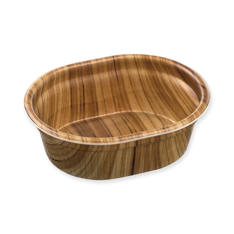 エフピコ 弁当容器　MFPドリス　小判　本体 17-13（54） モクW 30枚/袋（ご注文単位18袋）【直送品】