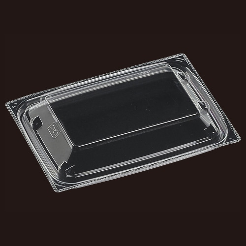 エフピコ 惣菜容器　プレイン　内嵌合低蓋 T-プレイン15-11内嵌低蓋OPS　L  50枚/袋（ご注文単位32袋）【直送品】