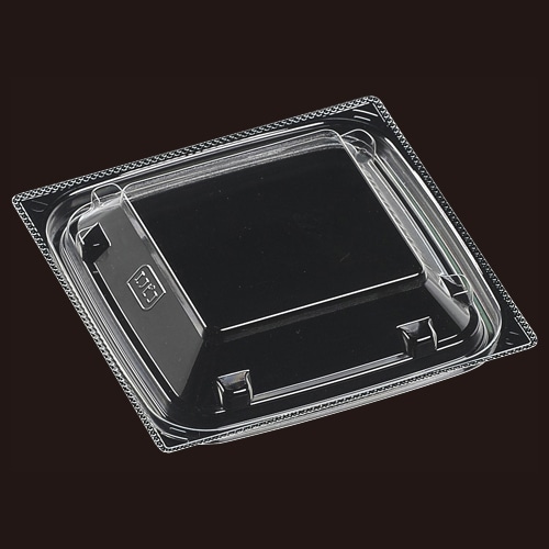 エフピコ 惣菜容器　プレイン　内嵌合蓋 T-プレイン11-11内嵌低蓋OPS　L  50枚/袋（ご注文単位40袋）【直送品】