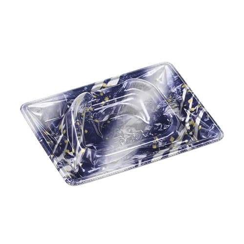 エフピコ 刺身容器 Sステージ盛台 本体 15-11-1 銀冷紺 50枚/袋（ご注文単位30袋）【直送品】