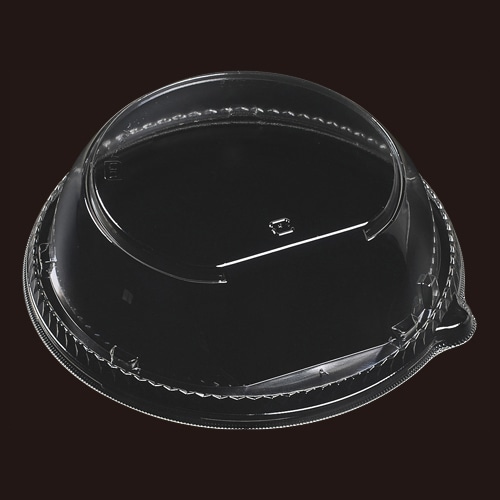 エフピコ オードブル容器　嵌合蓋 T-シェルトプラッタ丸10  25枚/袋（ご注文単位24袋）【直送品】