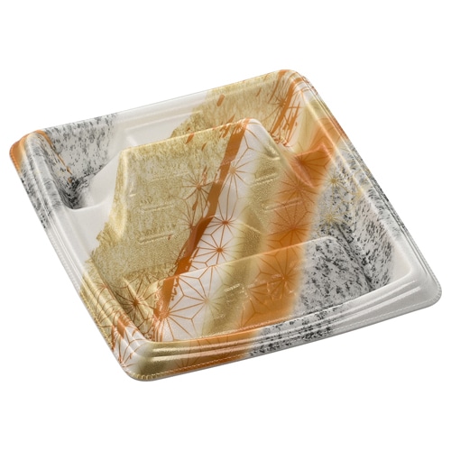 エフピコ 惣菜容器 MFPアルマ 本体 15-17 石浪OR 50枚/袋(ご注文単位24袋)【直送品】