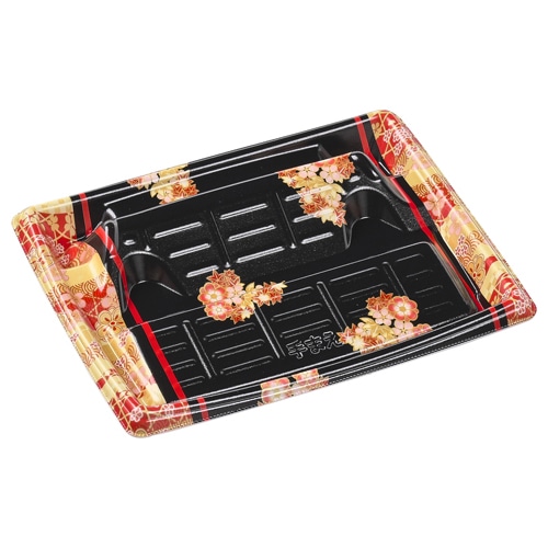 エフピコ 惣菜容器 MFPアルマ 本体 25-20 季節赤 50枚/袋(ご注文単位12袋)【直送品】