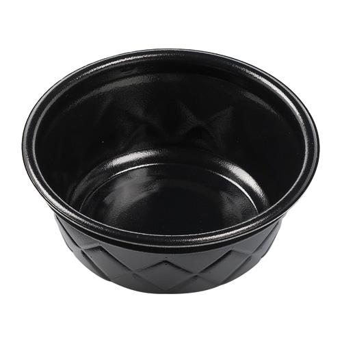 エフピコ カップ容器　MFP丸カップ　本体 145（58）RG 黒 25枚/袋（ご注文単位24袋）【直送品】