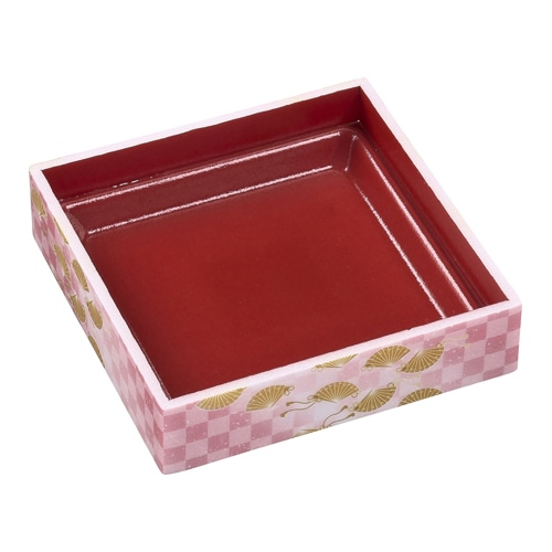 エフピコ 折箱　WPS-角　本体 165-165　V 市松春扇 15枚/袋（ご注文単位16袋）【直送品】