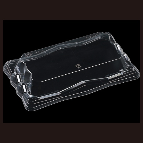 エフピコ 寿司容器　氷河　嵌合蓋 T-氷河2-5　APETエコ  50枚/袋（ご注文単位16袋）【直送品】