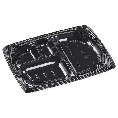 エフピコ 弁当容器 MSDプライム 本体 24-18-2 黒 50枚/袋(ご注文単位12袋)【直送品】