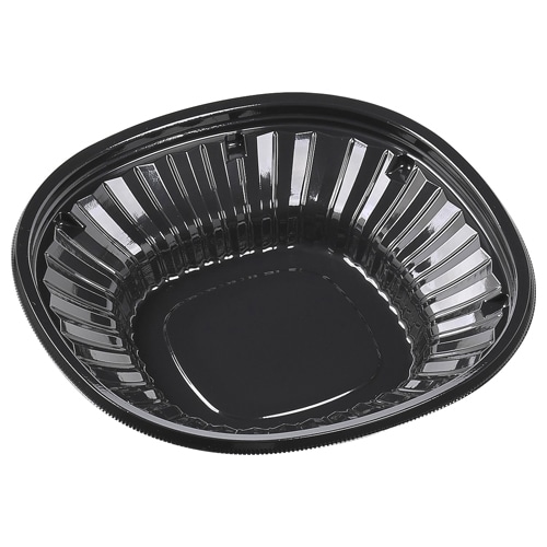 エフピコ 丼容器　MSDリーゾ　本体 18（41） 黒 50枚/袋（ご注文単位18袋）【直送品】