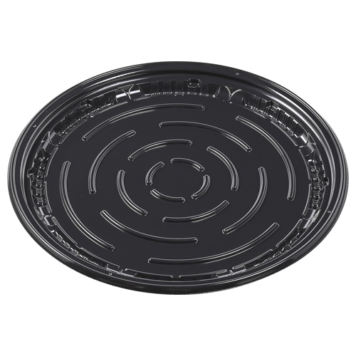 エフピコ ピザ容器　MFPピザ丸　本体 MSDピザ丸10インチ本体 黒 30枚/袋（ご注文単位8袋）【直送品】