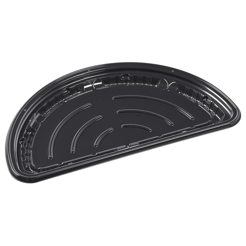 エフピコ ピザ容器　MFPピザ丸　本体 MSDピザ丸11インチ1／2本体 黒 30枚/袋（ご注文単位12袋）【直送品】