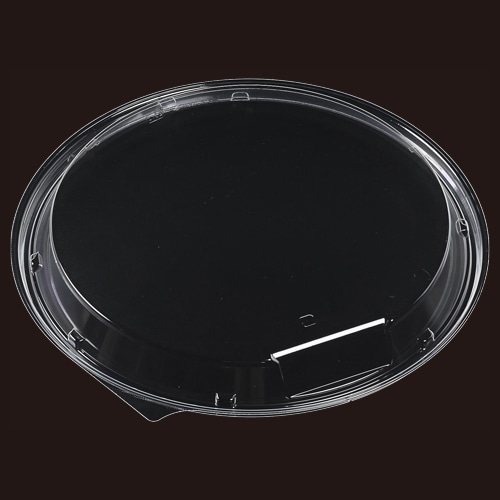 エフピコ ピザ容器　MSDピザ丸　嵌合蓋 T-MSDピザ丸10インチ内嵌合蓋OPS  30枚/袋（ご注文単位8袋）【直送品】