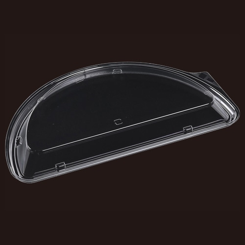 エフピコ ピザ容器　MSDピザ丸　嵌合蓋 TMSDピザ丸10　1／2内嵌蓋OPS  30枚/袋（ご注文単位16袋）【直送品】