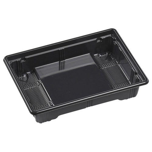 エフピコ お重容器　MSDこはく重　本体 18-13 黒 50枚/袋（ご注文単位20袋）【直送品】