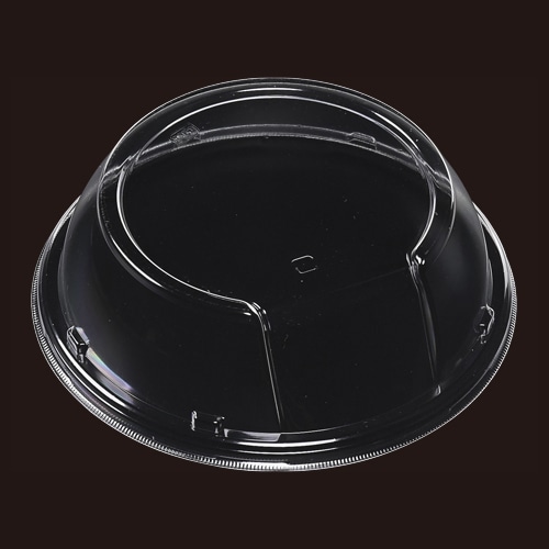 エフピコ プレート容器　プレート　外嵌合高蓋 T-プレート丸20H　OPS  50枚/袋（ご注文単位12袋）【直送品】