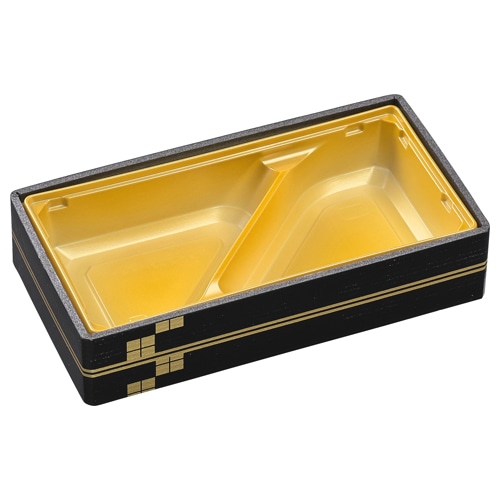 エフピコ 折箱弁当容器　本体 WU-302-44-1 本陣金 15枚/袋（ご注文単位18袋）【直送品】