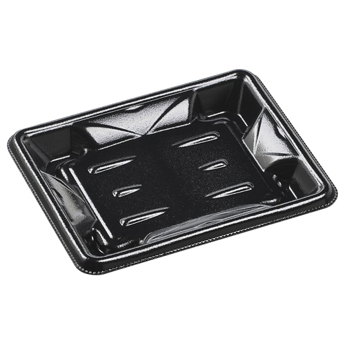 エフピコ 惣菜容器 MFPホットグラン 本体 09(15-12) 黒W 50枚/袋(ご注文単位32袋)【直送品】