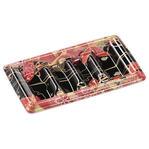 エフピコ 寿司容器 元助 本体 18-10細巻 はな舞赤 100枚/袋(ご注文単位15袋)【直送品】