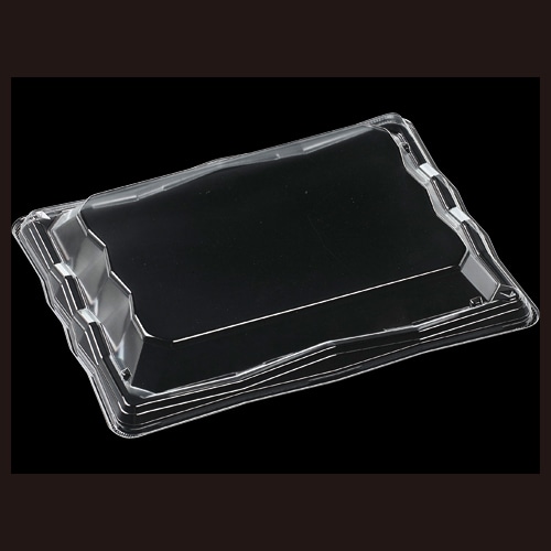 エフピコ 寿司容器 氷河 嵌合蓋 T-氷河3-7 APETエコ 10枚/袋(ご注文単位40)【直送品】