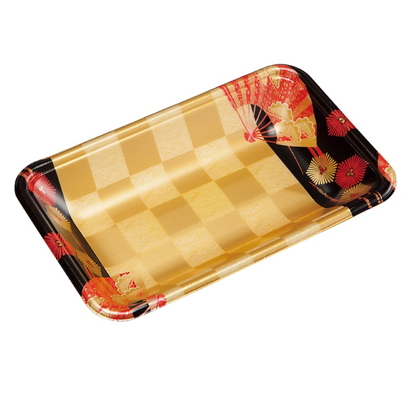 エフピコ 発泡トレー容器 FLB-A12-30 扇市松金 100枚/袋(ご注文単位21袋)【直送品】