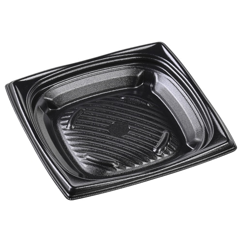 エフピコ 軽食・パスタ容器 MFPパステ 本体 21-21 黒 50枚/袋(ご注文単位10袋)【直送品】