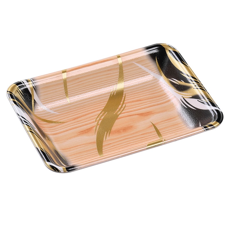 エフピコ 発泡トレー容器 FLB-A15-30 風紋木目黒 100枚/袋（ご注文単位18袋）【直送品】