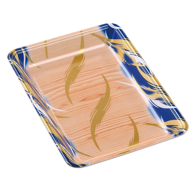 エフピコ 発泡トレー容器 FLB-A28-30 風紋木目青 100枚/袋（ご注文単位9袋）【直送品】