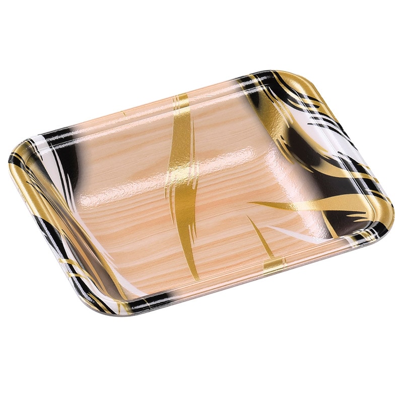 エフピコ 発泡トレー容器 FLB-V12-30 風紋木目黒 100枚/袋（ご注文単位30袋）【直送品】