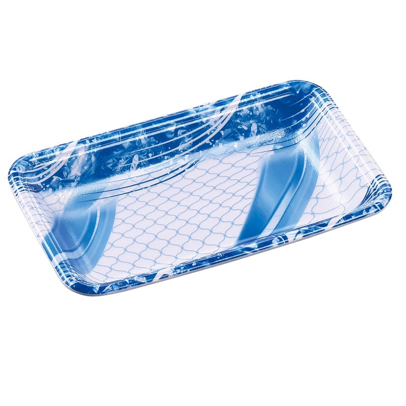 エフピコ 発泡トレー容器 FLB-A12-25 海氷青 100枚/袋（ご注文単位21袋）【直送品】