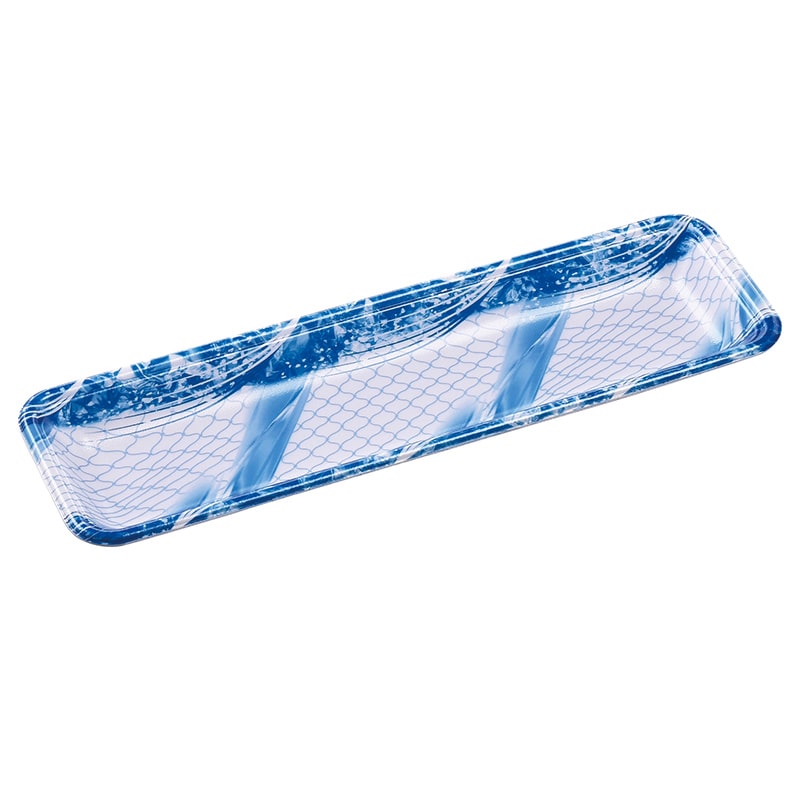 エフピコ 発泡トレー容器 FLB-K10-25 海氷青 100枚/袋(ご注文単位16袋)【直送品】