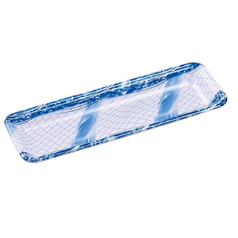 エフピコ 発泡トレー容器 FLB-L10-25 海氷青 100枚/袋(ご注文単位16袋)【直送品】