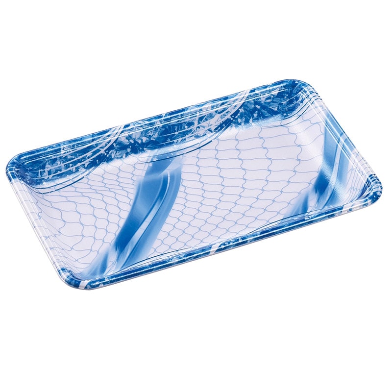 エフピコ 発泡トレー容器 FLB-Y15-25 海氷青 100枚/袋(ご注文単位12袋)【直送品】