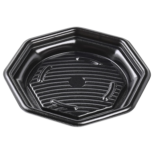 エフピコ 軽食容器　MFPグラブ八角　本体 21-21 黒 50枚/袋（ご注文単位10袋）【直送品】