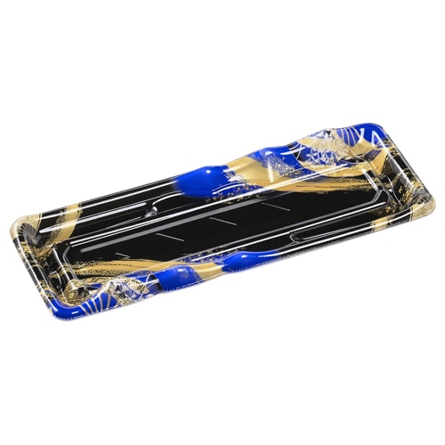 エフピコ 寿司容器 なみせ 本体 1-6 晴れ着青 50枚/袋(ご注文単位20袋)【直送品】