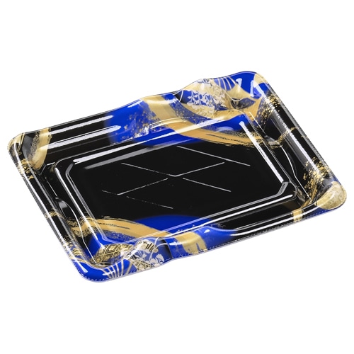 エフピコ 寿司容器 なみせ 本体 2-3 晴れ着青 50枚/袋(ご注文単位18袋)【直送品】