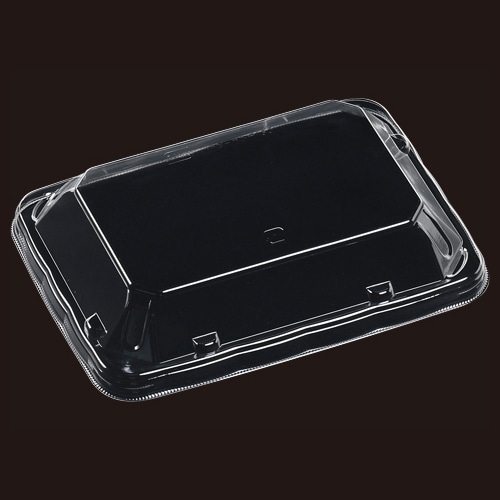 エフピコ 弁当容器　MFPランチ130　外嵌合蓋 T-ランチ130　エコOPET 透明 50枚/束（ご注文単位24束）【直送品】