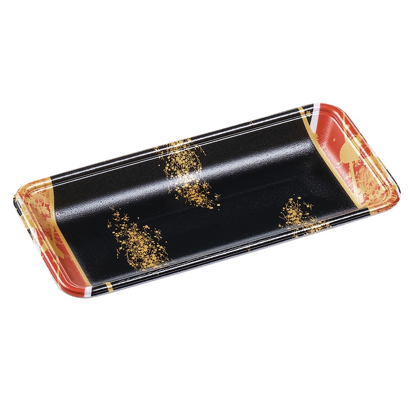 エフピコ 発泡トレー容器 FLB-Y12-25 流華赤 100枚/袋(ご注文単位15袋)【直送品】