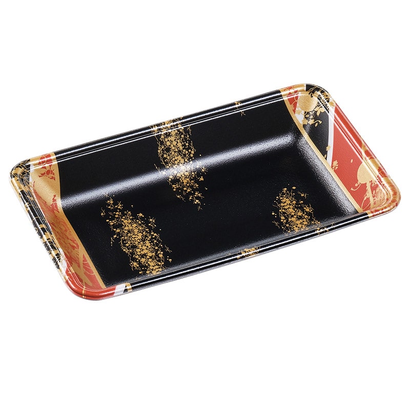 エフピコ 発泡トレー容器 FLB-Y15-33 流華赤 100枚/袋(ご注文単位12袋)【直送品】