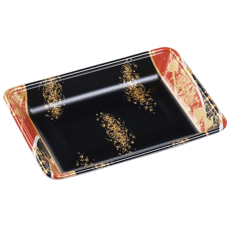 エフピコ 発泡トレー容器 FLB-Y18-33 流華赤 100枚/袋(ご注文単位9袋)【直送品】