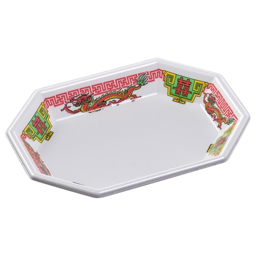 エフピコ 中華皿 F-840-27(LS) 成龍 50枚/袋(ご注文単位36袋)【直送品】