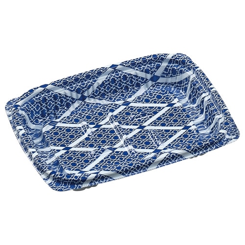 エフピコ 惣菜容器　MSD惣菜　本体 15-11（22） ひし格子青 50枚/袋（ご注文単位32袋）【直送品】