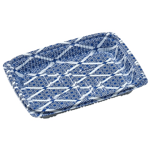 エフピコ 惣菜容器　MSD惣菜　本体 18-13（26） ひし格子青 50枚/袋（ご注文単位18袋）【直送品】