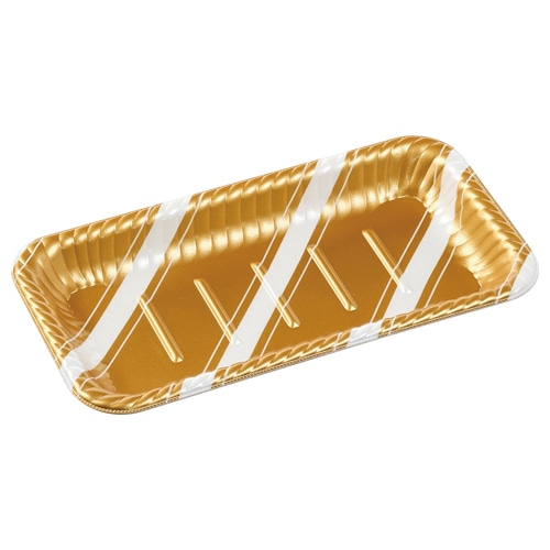 エフピコ オードブル容器 MFPティアラ角皿 本体 29-15 スラン金 50枚/袋(ご注文単位8袋)【直送品】