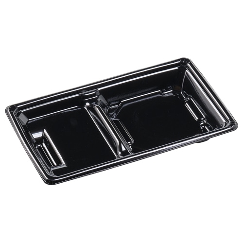 エフピコ 麺セット容器 SBセット 本体 26-15-1A 黒 50枚/袋(ご注文単位12袋)【直送品】